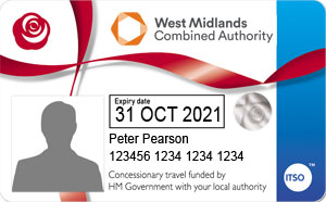 Travel Pass Sample Image by West Midlands Combined Authority